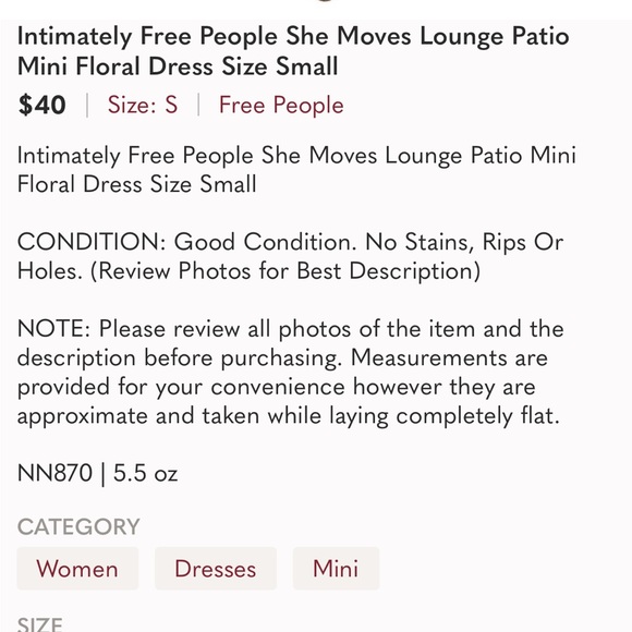 NWOT Free People She Moves Chemise Mini Dress - Picture 6 of 8